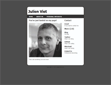 Tablet Screenshot of julienviet.com